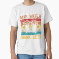 Save Water Drink Beer Vintage Distressed by mmos