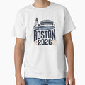 Boston 2026 New England Soccer Souvenir T-Shirt V14 by DarylWelsh2024