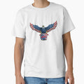 Patriotic USA Soccer Eagle Pop Art - Retro Football 2026 by ZIKI VI