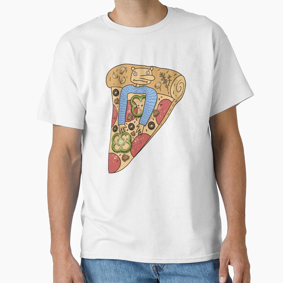 Human Pizza Slice Funny Food Lover by RetroMini2026
