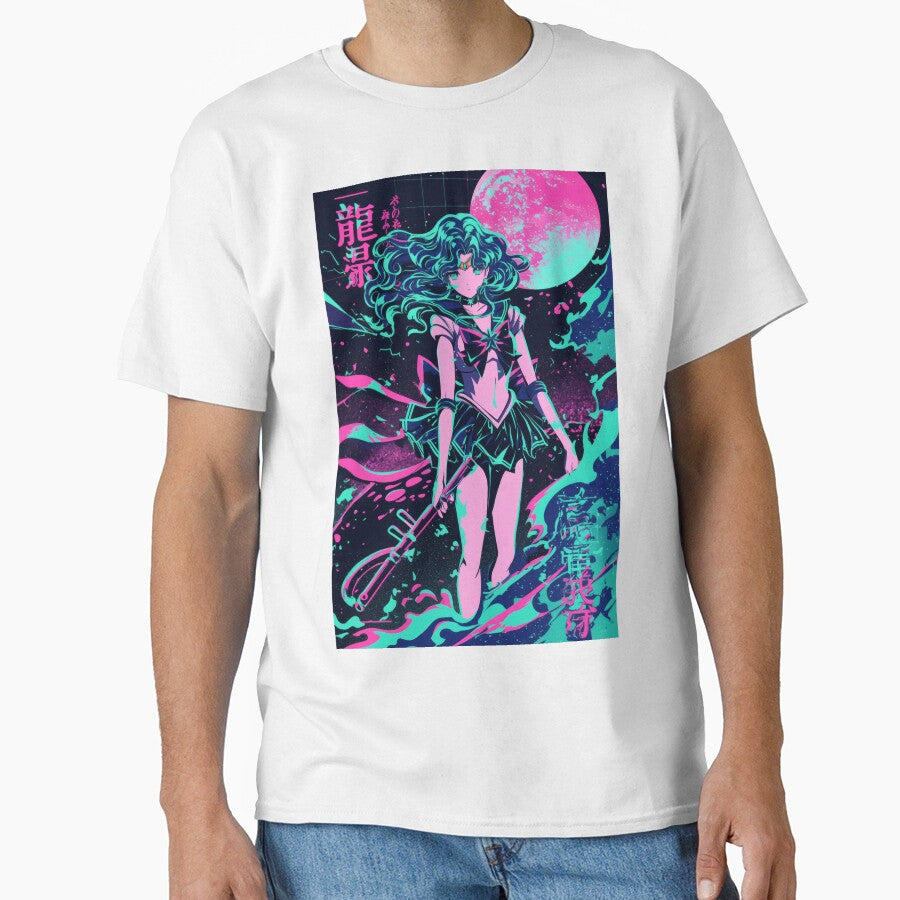 Sailor Neptune Neon City Night by AnimeArsenalPrints