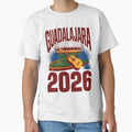 Guadalajara 2026  Mexico Football Soccer Souvenir T-Shirt V1 by DarylWelsh2024