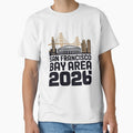 San Francisco Bay Area Golden Gate Stadium T-Shirt V17 by DarylWelsh2024