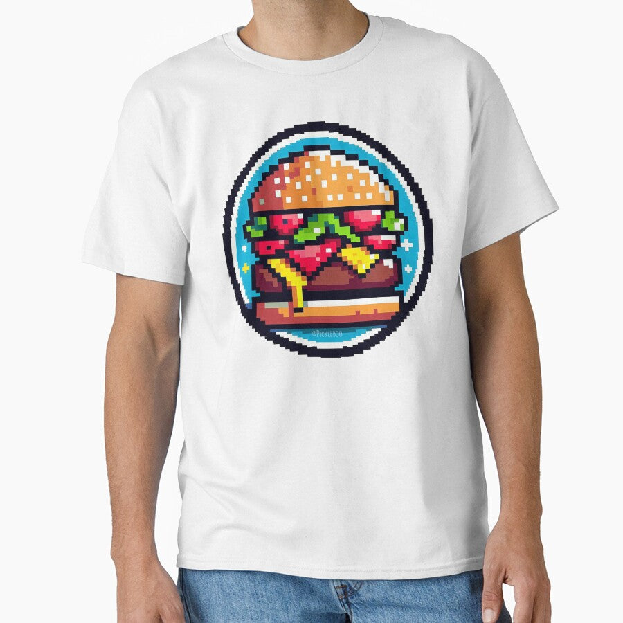 Pixel Burger Art by PickledjoArt