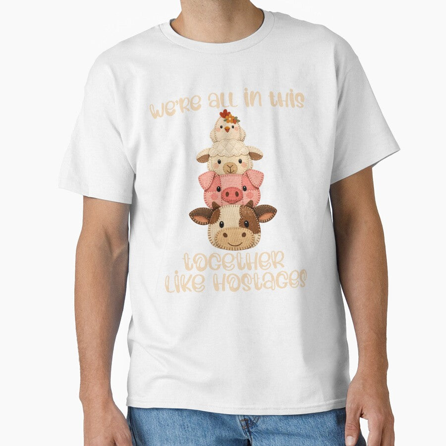 We're All in This Together Like Hostages Sarcastic Cottage Core by AgataMRCH