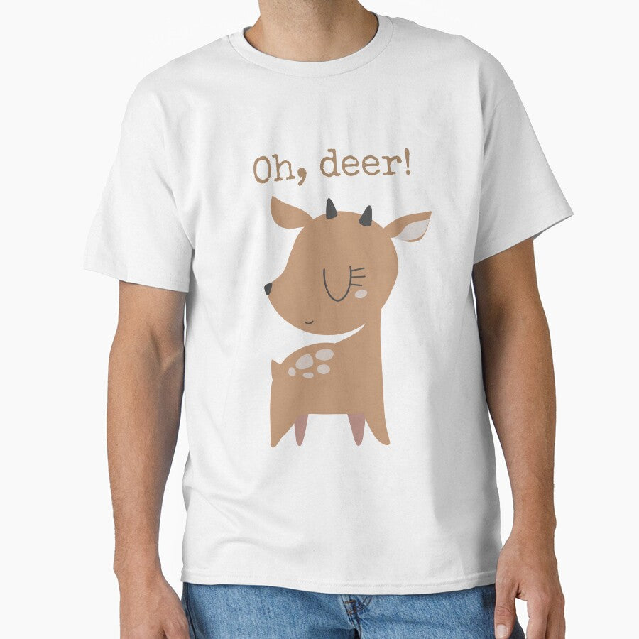 Oh, deer! - Cute Funny Pun by HappyDoodlen