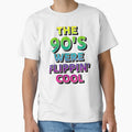 The 90's Were Flippin' Cool, Ombre Pastel Retro Style Design by TrulyEpoque