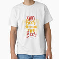 Two Beer or not Two Beer Funny Drinking Design by Pavel Polyansky