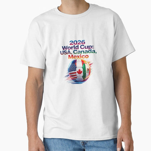 2026 World Cup USA, Canada & Mexico Soccer Fan Design by VladisWorld