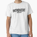 Introvert Since Birth Minimalist Typography by TextAura™