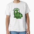 Zom-big Zom-small Funny Halloween Zombie Pun (Dark BG) by punnybone