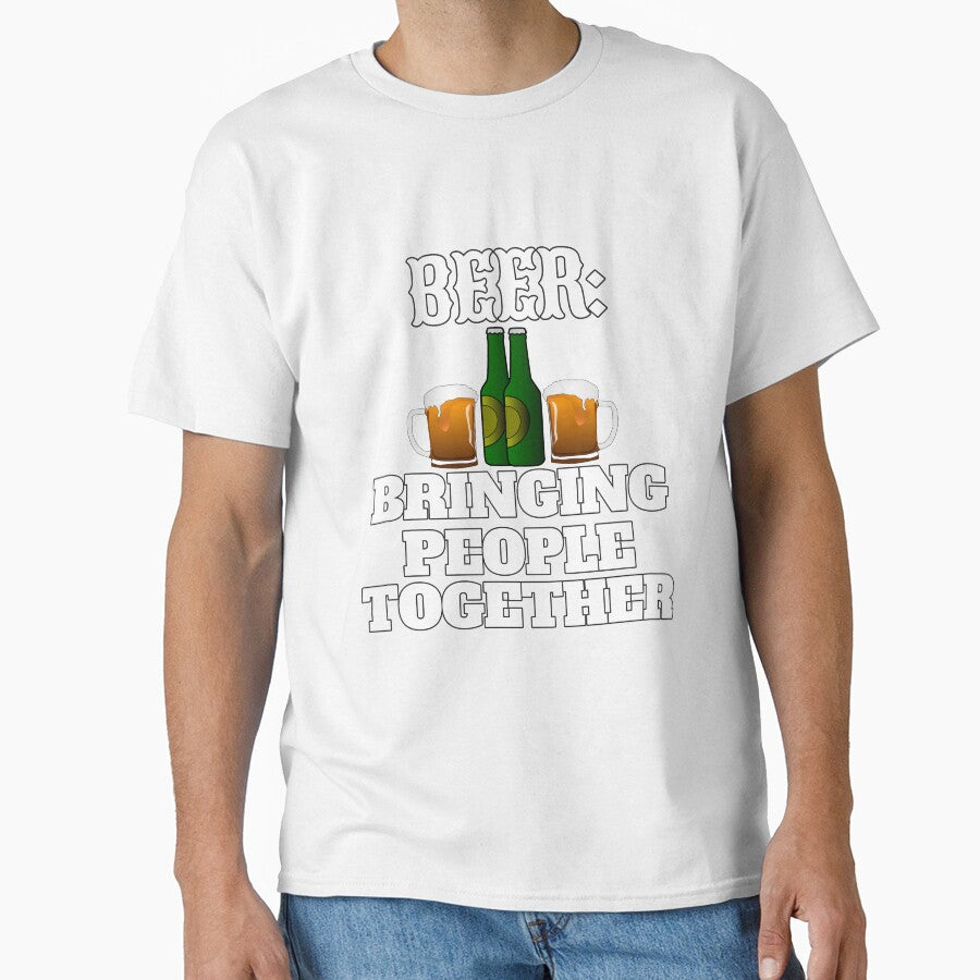Funny Beer Drinker Drinking Beer: Bringing People Together by fantasticdesign