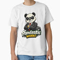 Office Panda Funny Work Cartoon Design, Relatable Panda Character for Daily Office Life by AuraloomAtelier