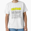 Funny Sarcastic Humor Caution Property Protected By: Fat Naked Guy by fantasticdesign