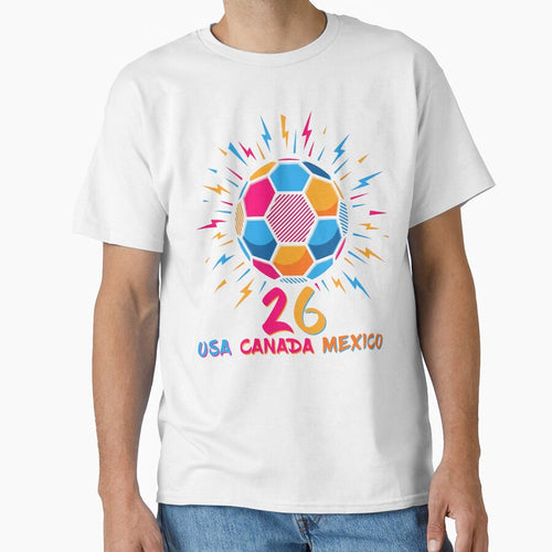 2026 Colorful Soccer Ball USA Canada Mexico 26 by ArtsMichalShop