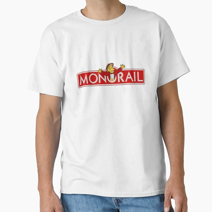 Lyle Lanley Monorail Logo Cartoon by CMSenseiStore