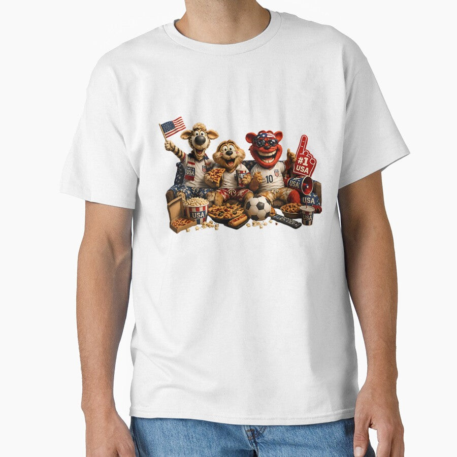 Funny USA Soccer Watch Party Shirt by WabiSabiSjak
