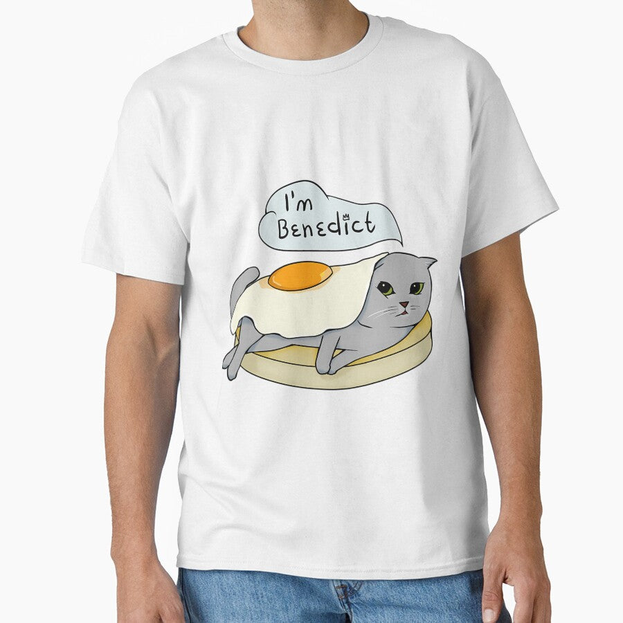 Cat Eggs Benedict Food Pun by hdukiyxgb46