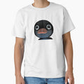Terrified Pingu Meme (Light Blue BG) by FilipeFerreira