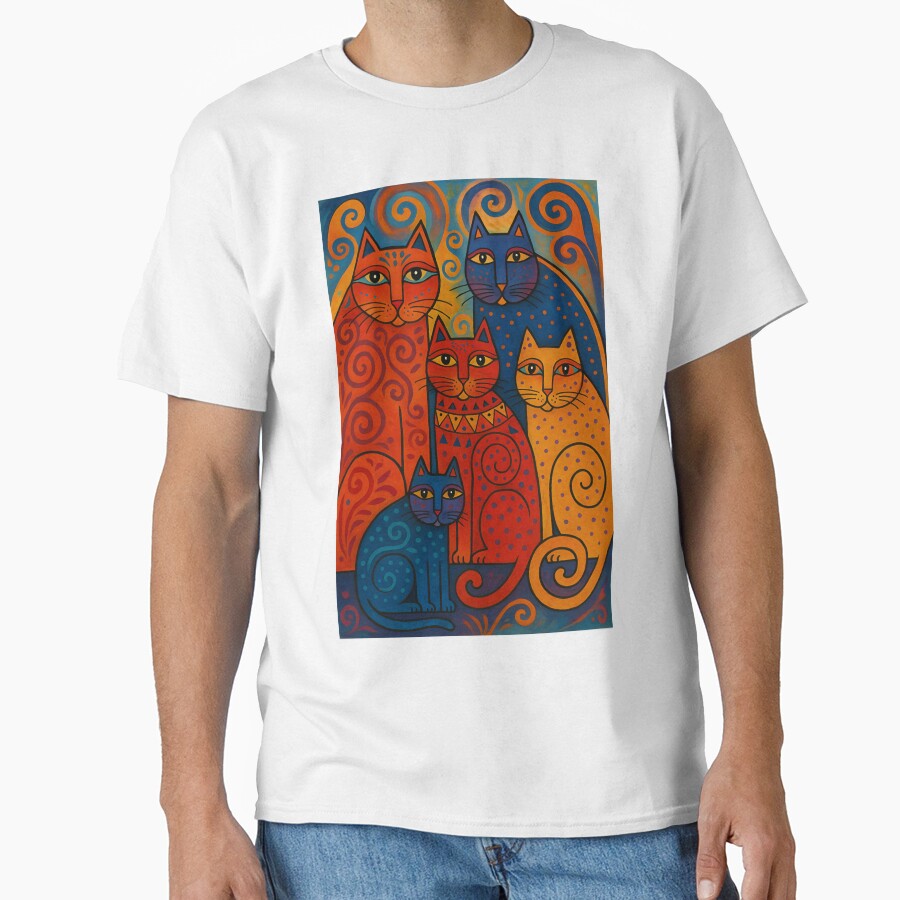 Laurel Burch syle cats by Kristylynn757