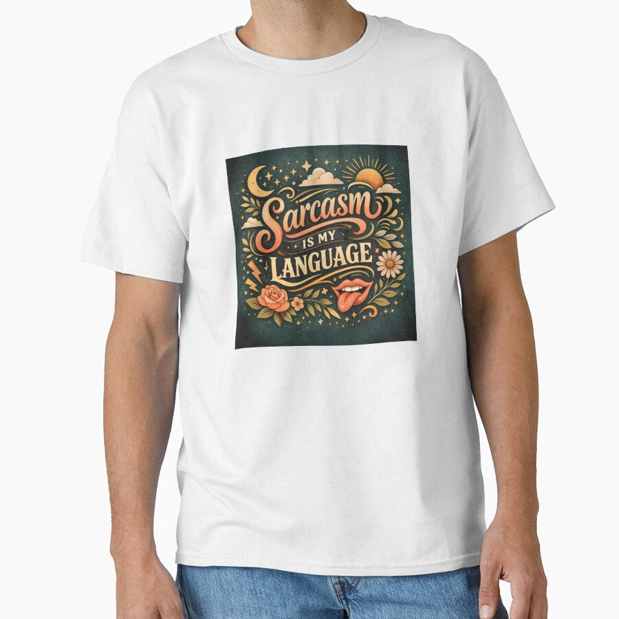 Sarcasm Is My Language – Aesthetic Typography Design by Sanika arts