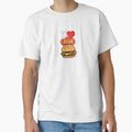 I Love Burgers Minimalist Design Classic T-Shirt by puurfectcat