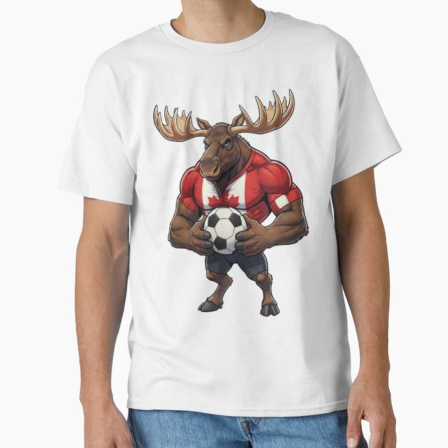 Strong Canadian Moose Football Mascot 2026 by ArtByKatti