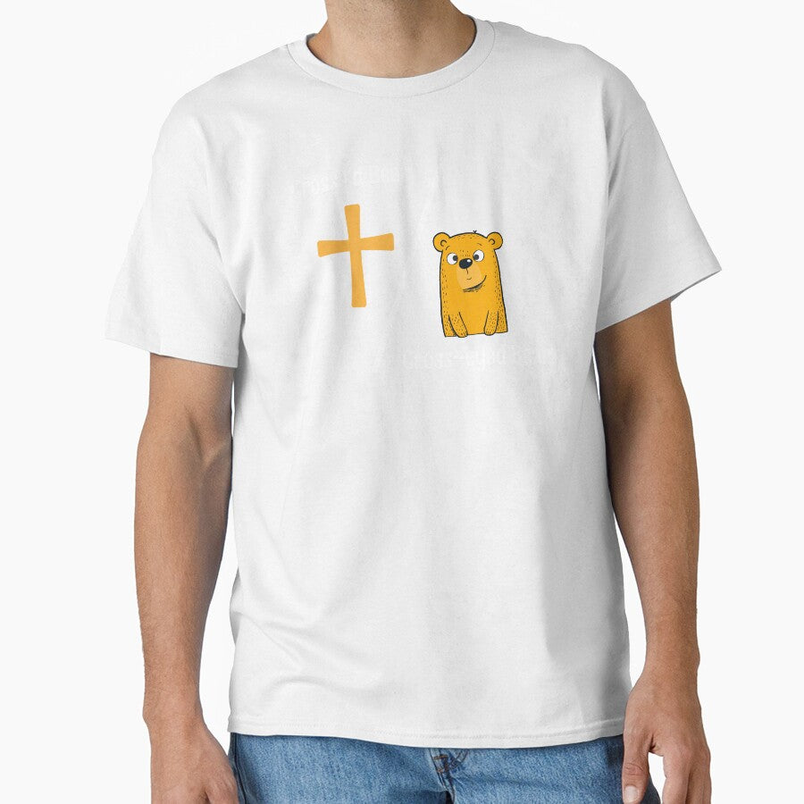 Cross I'd Bear Cross-eyed Bear Funny Christian by Sachie's Studio