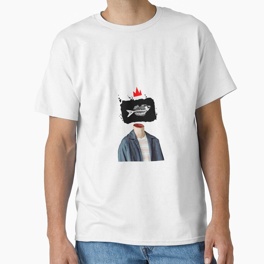 Surreal Fish Boy with a Crown by DigiRedRounak