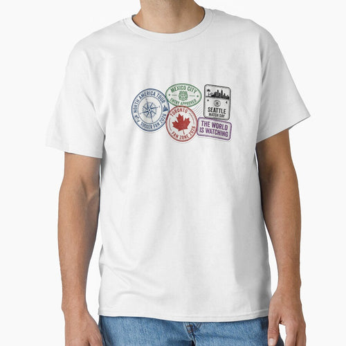 2026 Football North America Tour Passport Stamps - Fan Travel Gear by Color Verse1