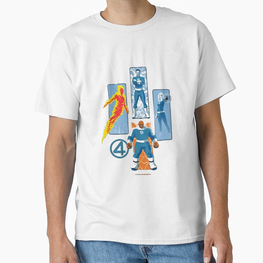 Fantastic Four – Full Team Retro Design by LoomisDreams