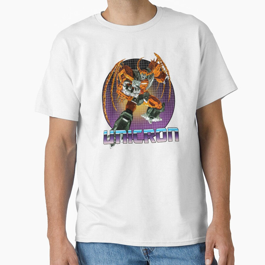 Unicron G1 Retro Robot Villain V2 by Retr0Tshirts
