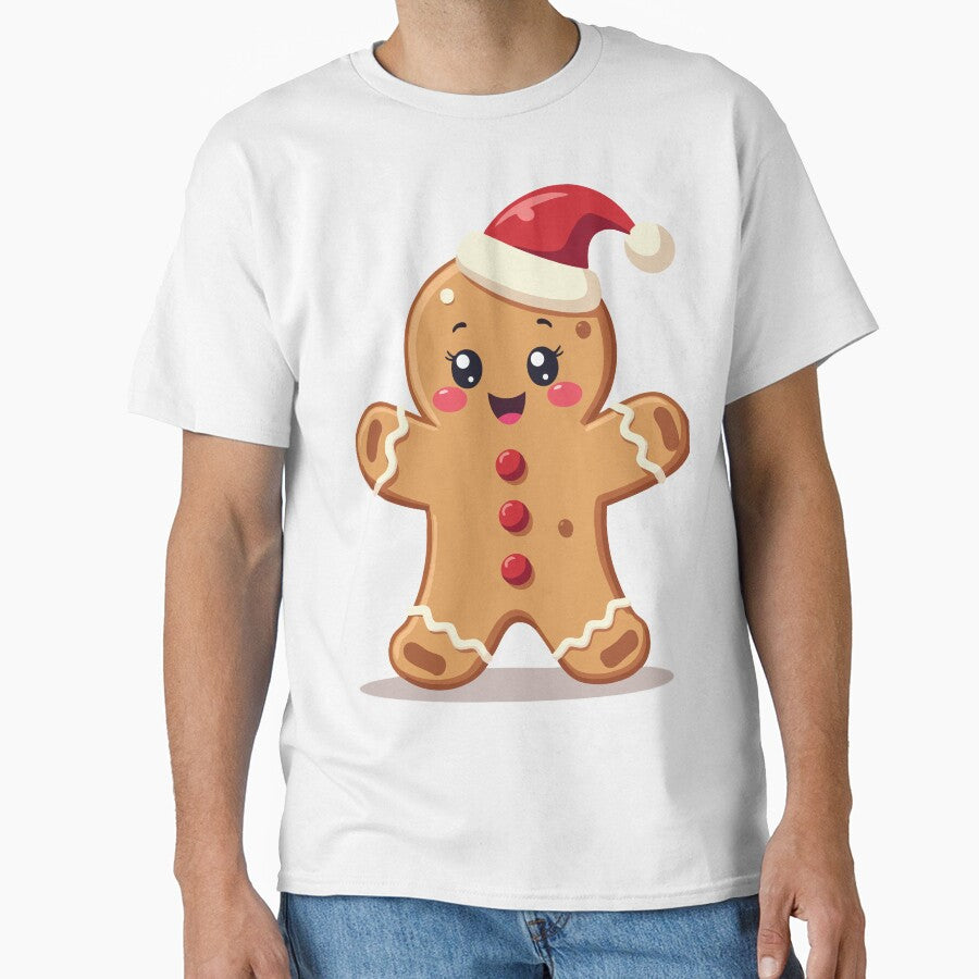 Kawaii Christmas Cookie - Sweet Gingerbread Cartoon Style by Hans-Design