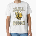 Dad joke What sort of bees make milk? Boobees! Funny retro bee by KHWD