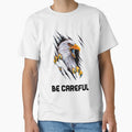 Be careful Design of an eagle tearing a T-shirt by coolt-sherit