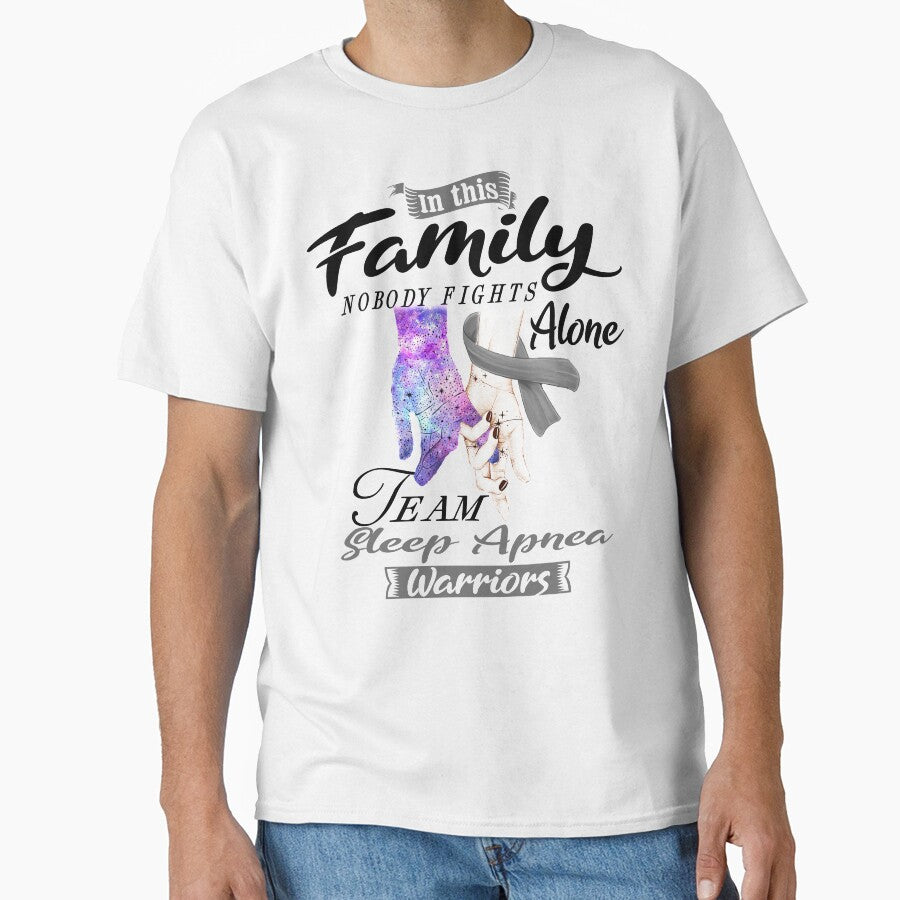 In This Family No One Fights Alone Team Sleep Apnea Warrior by deputylove