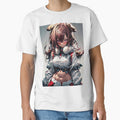 Anime snow girl fighter with bear ears portrait art by TheArtistOf2022