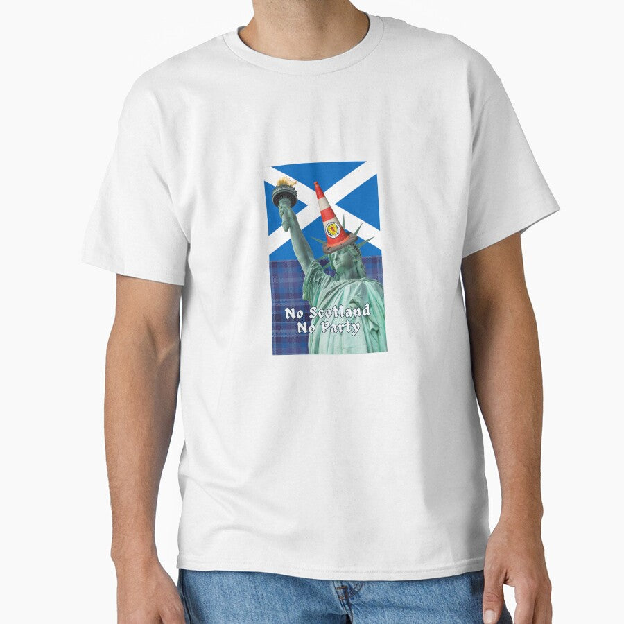 Titan Takeover Soccer No Scotland No Party Statue of Liberty Traffic Cone by No Scotland No Party - Titan Takeover