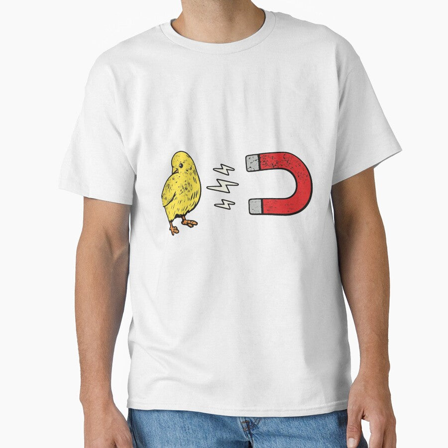 Funny Chick Magnet Cute Chicken Pun Humor by ZEtexaxe