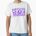 Proud To Be A Designer Wavy Text by TheIconSmith