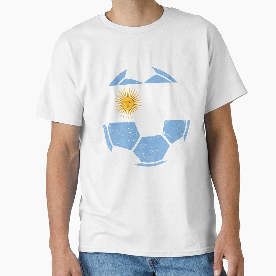 Argentina Soccer Ball Flag Jersey Argentines Football Fan by EIMgraphic