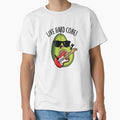 Live Hard Core Funny Avocado Rock Pun by punnybone