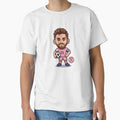 Cute MiniPop Pink Soccer Legend 10 Sticker - Chibi Football Fan Art by ZIKI VI