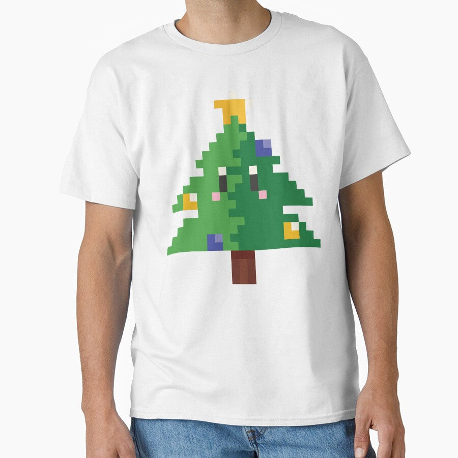Pixel Art Christmas Tree with Eyes by HolidayFantasy