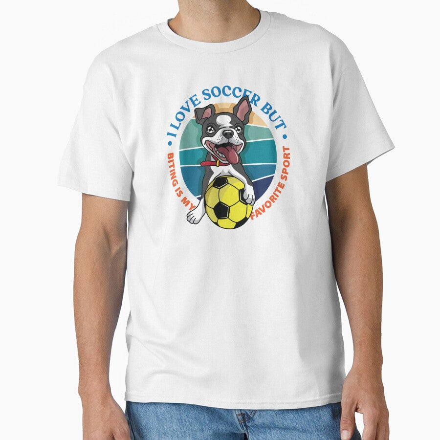 Boston Terrier - Biting is my favorite sport by spacedowl