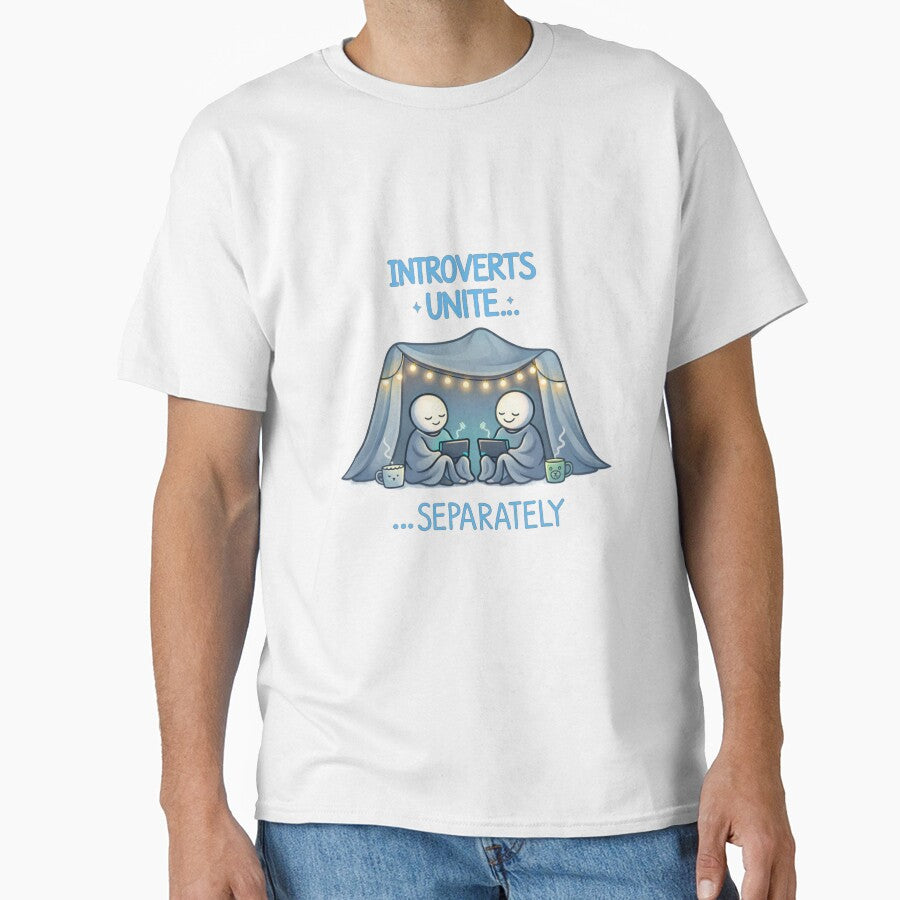 Introverts Unite Separately Funny Introvert Quote by PunchDrop