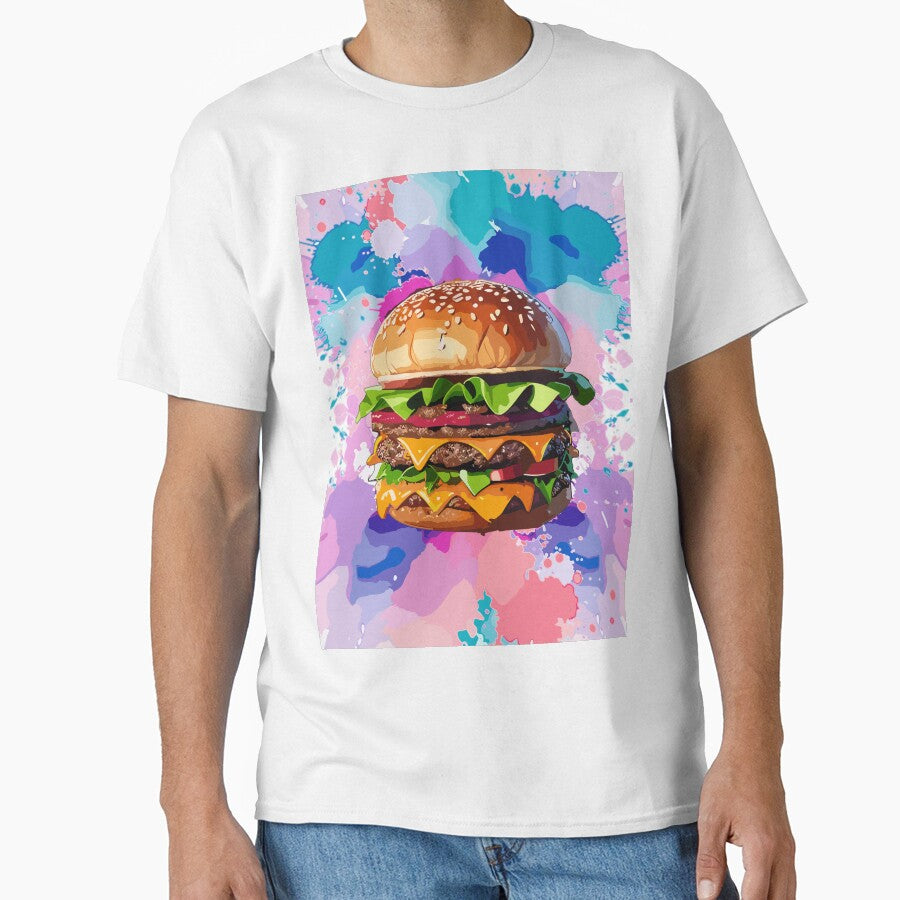 Double Combo Burger - Fast Food Favorite by FridPix