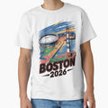 Boston 2026 New England Soccer Souvenir T-Shirt V18 by DarylWelsh2024