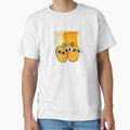 Corn-flicts Funny Corn Flakes Pun (Dark BG) by punnybone