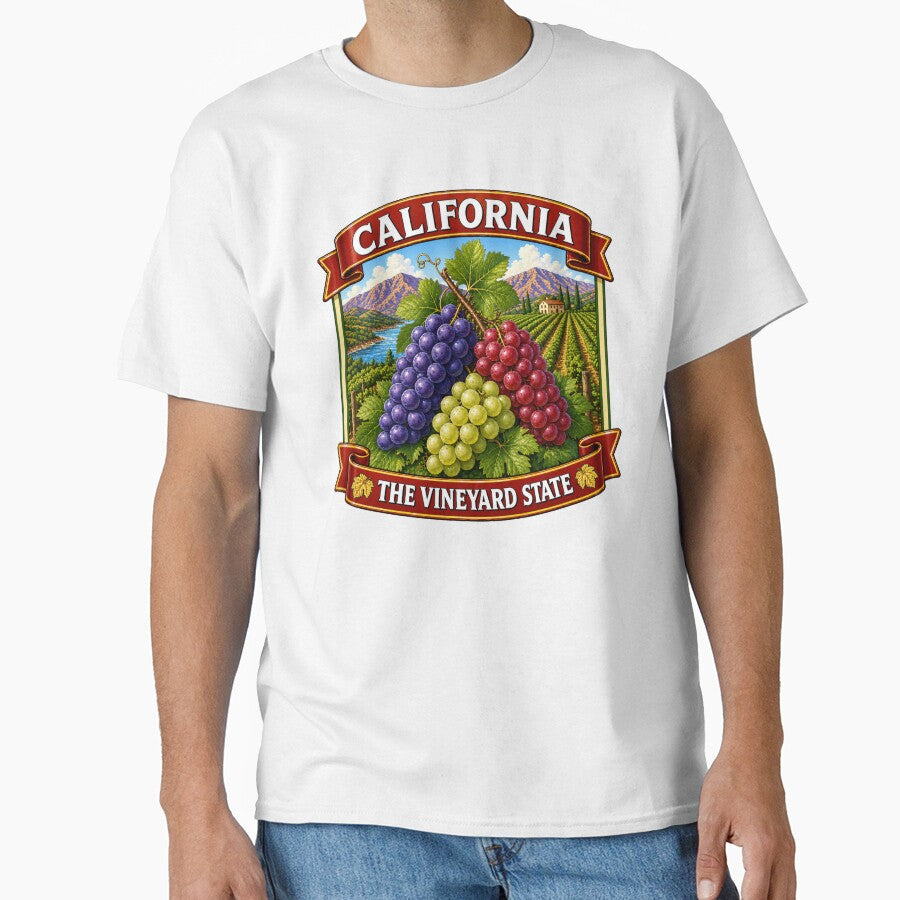 California Grapes – The Vineyard State by Myra365Art